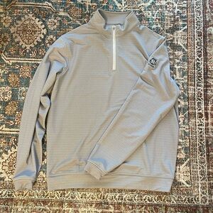 Men’s Peter Millar Riverbend CC Houston Logo 1/4 Quarter Zip Pullover Medium